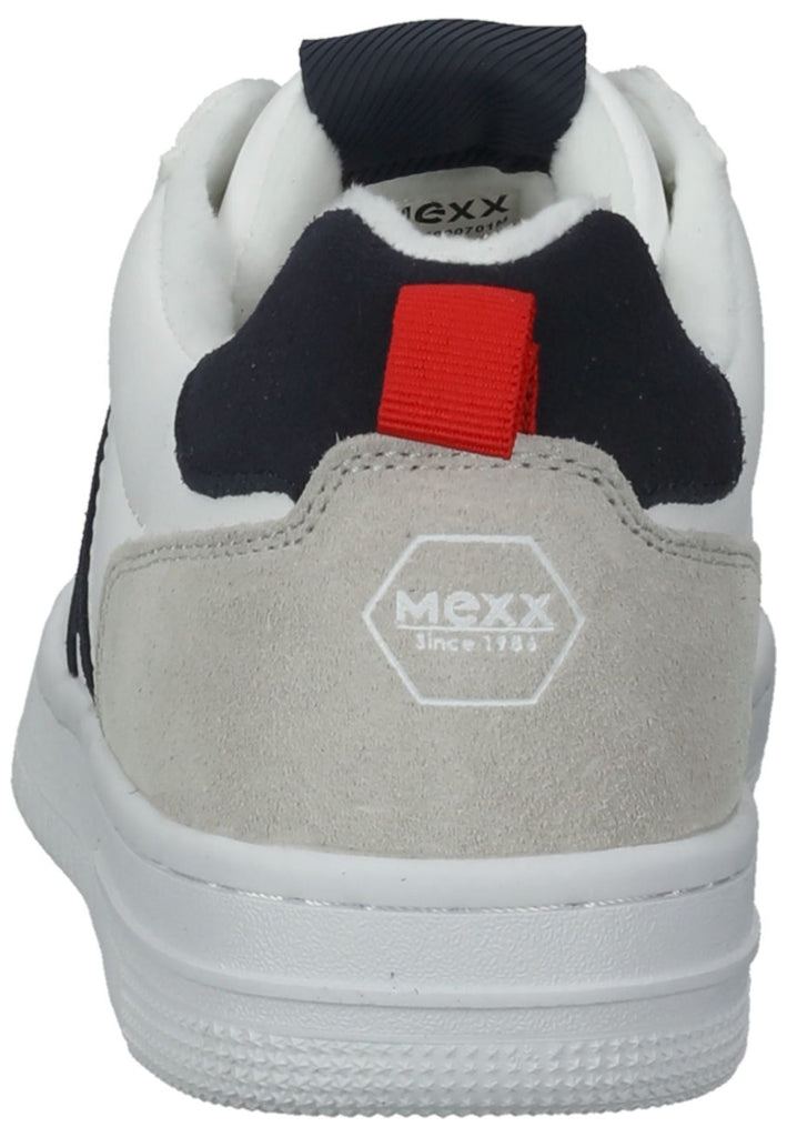Mexx Sneaker Lederimitat Weiß/Blau