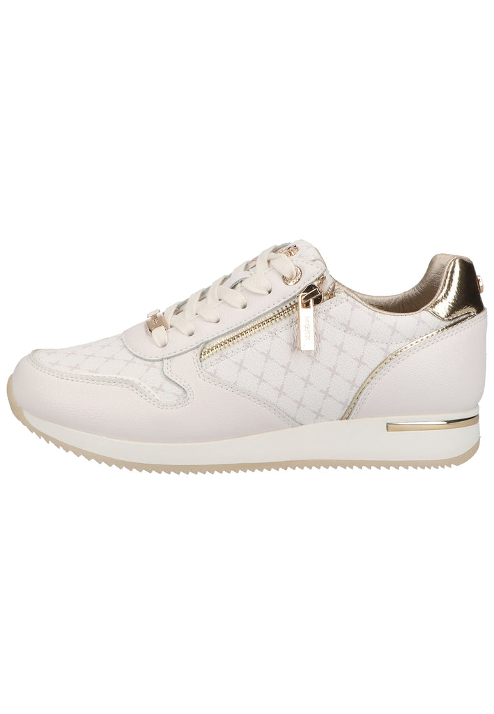 Mexx Sneaker Lederimitat Weiß/Gold