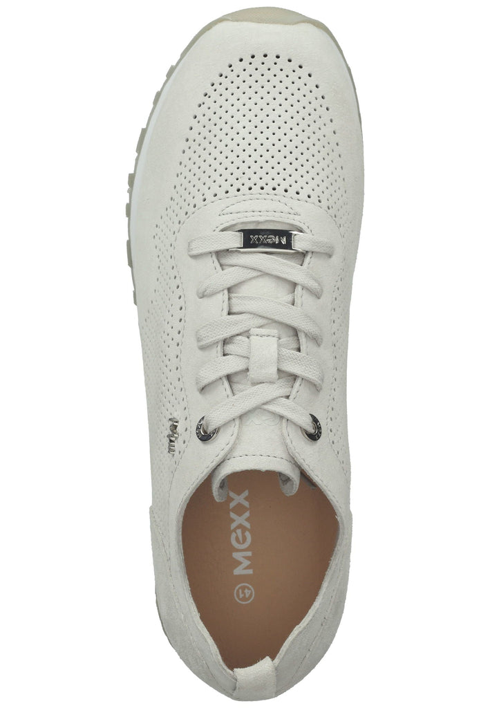 Mexx Sneaker Veloursleder Weiß