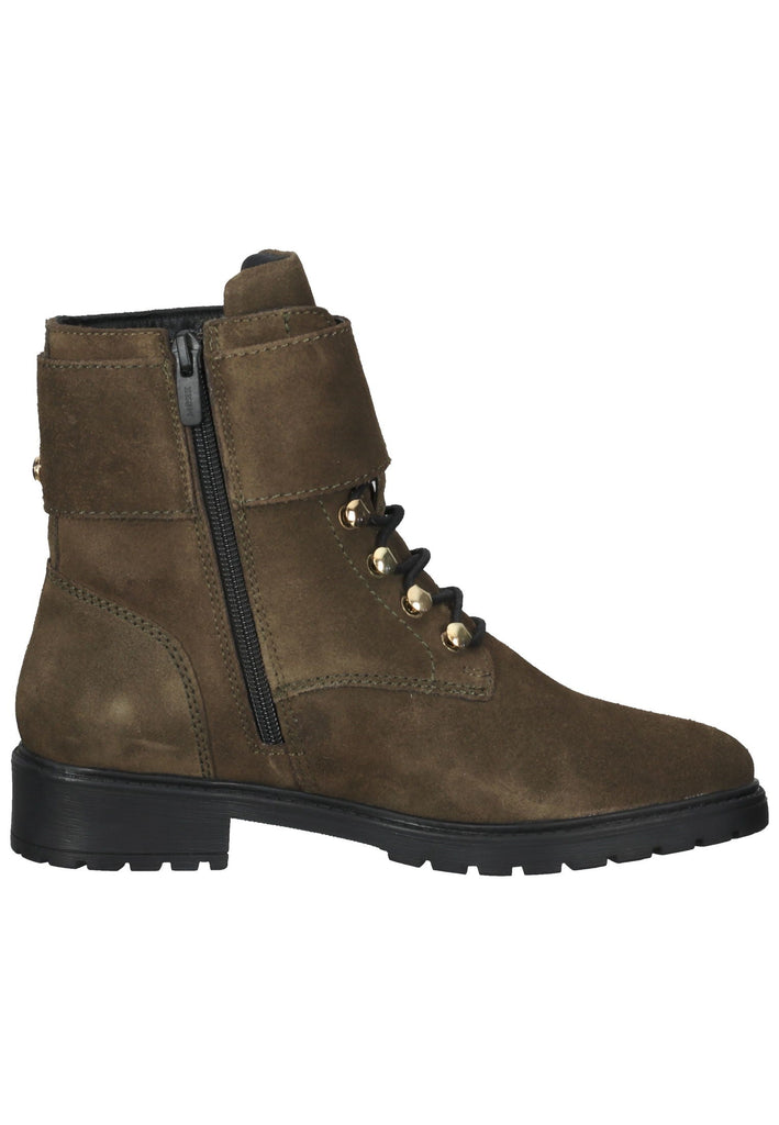 Mexx Stiefelette Leder Olive Warmfutter