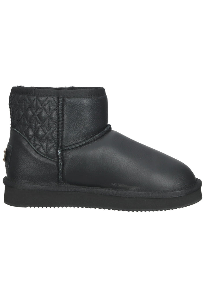 Mexx Stiefelette Leder Schwarz Warmfutter