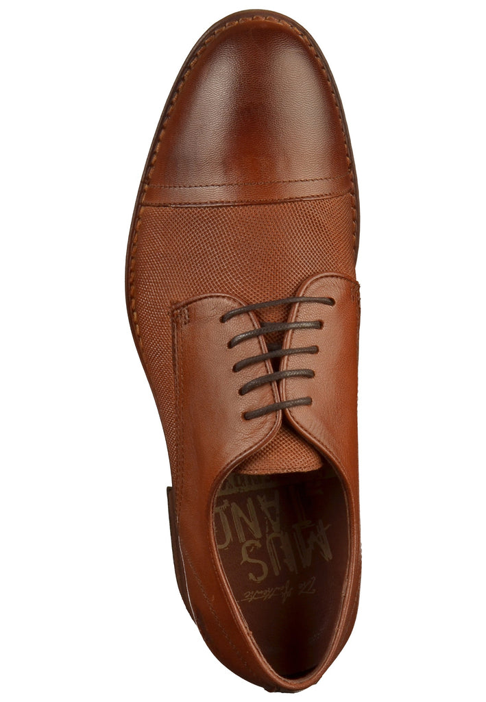 Mustang Businessschuhe Leder Kastanie