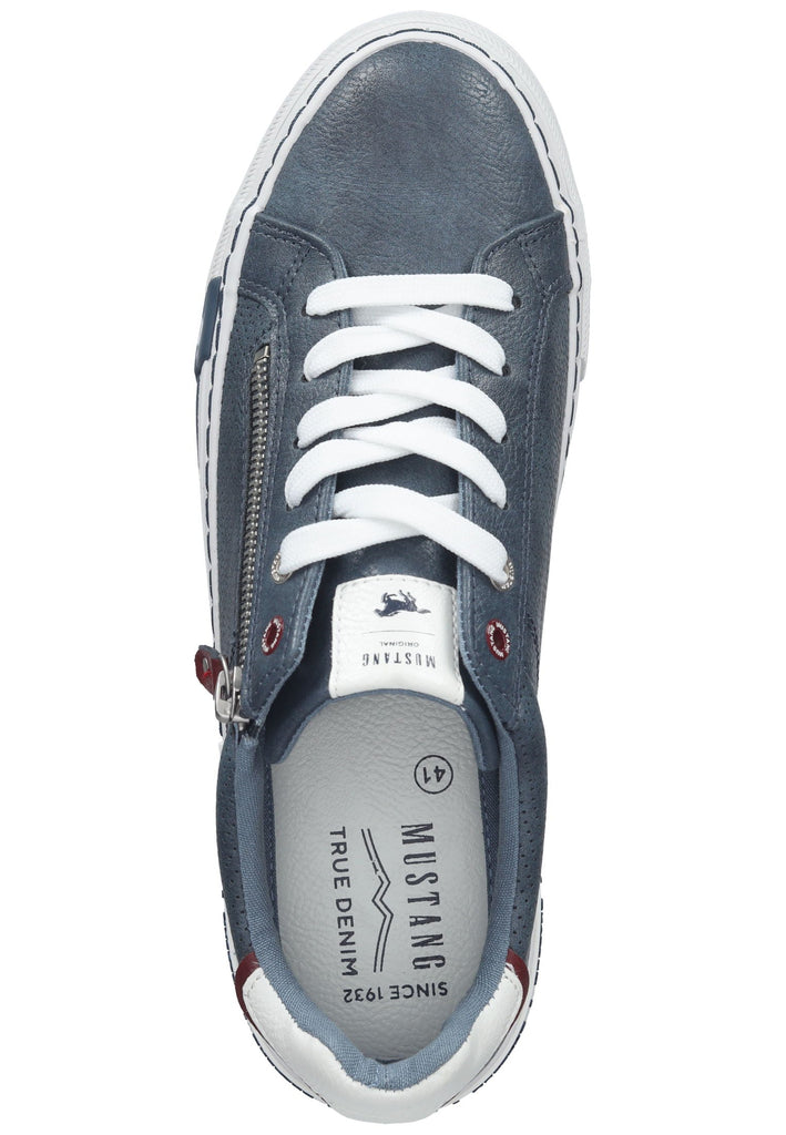 Mustang Halbschuhe Lederimitat Blau