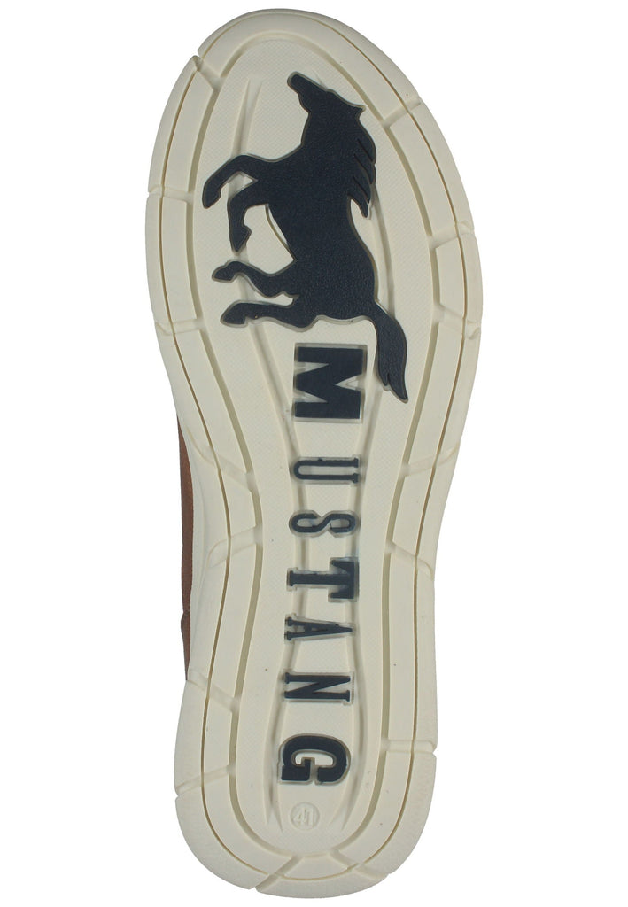 Mustang Halbschuhe Lederimitat Cognac