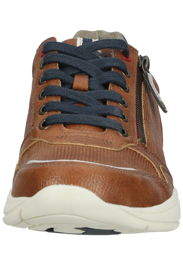 Mustang Halbschuhe Lederimitat Cognac