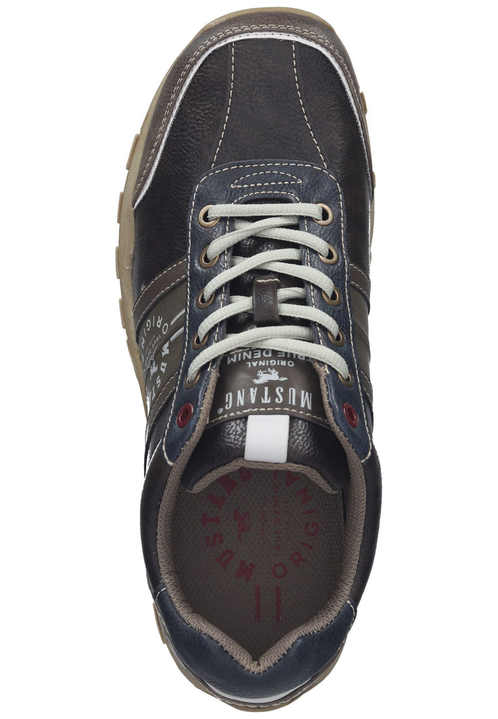 Mustang Halbschuhe Lederimitat Dunkelbraun