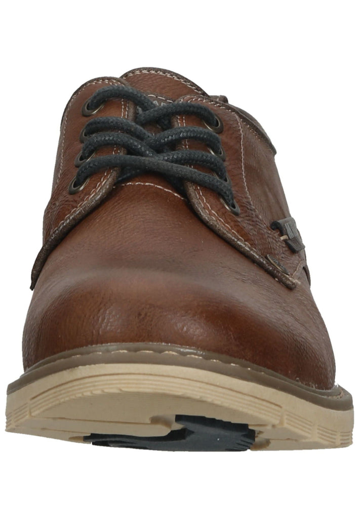 Mustang Halbschuhe Lederimitat Kastanie