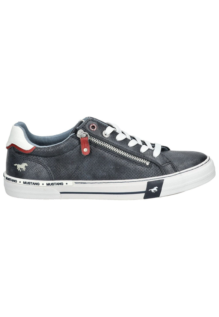 Mustang Halbschuhe Lederimitat Navy