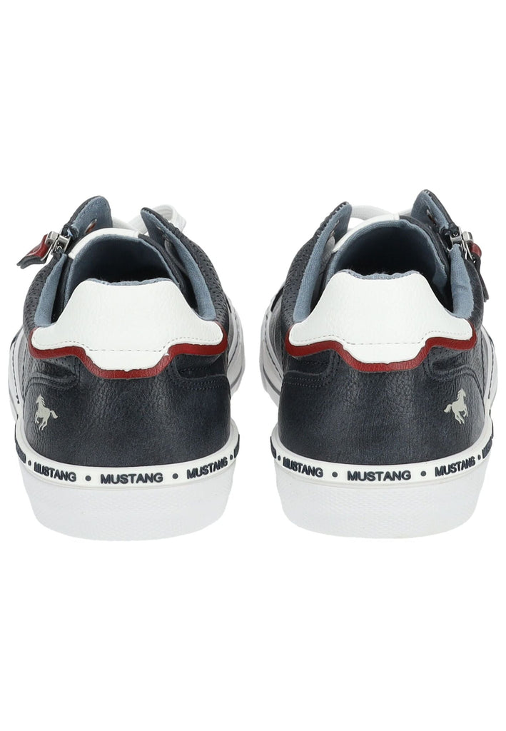 Mustang Halbschuhe Lederimitat Navy
