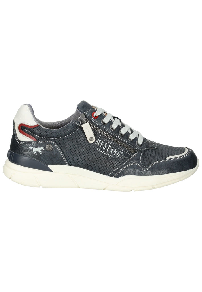 Mustang Halbschuhe Lederimitat Navy