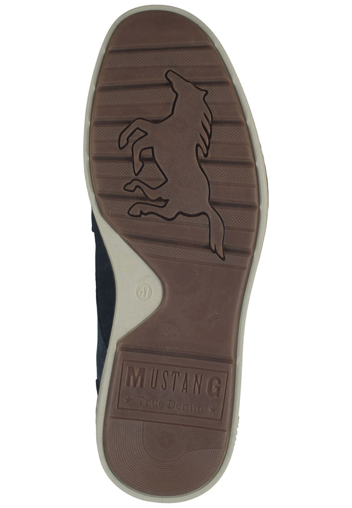 Mustang Halbschuhe Lederimitat Navy