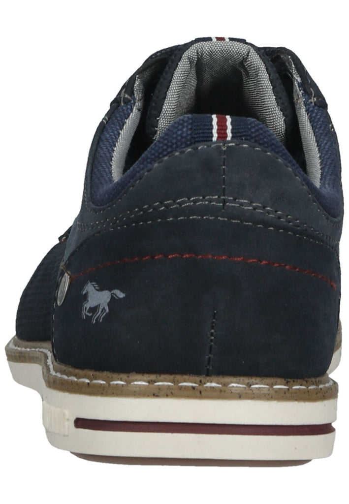 Mustang Halbschuhe Lederimitat Navy