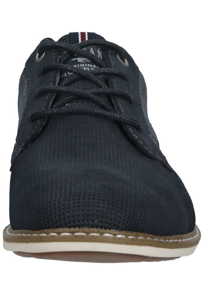Mustang Halbschuhe Lederimitat Navy