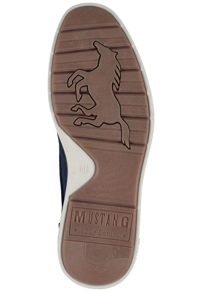 Mustang Halbschuhe Lederimitat Navy