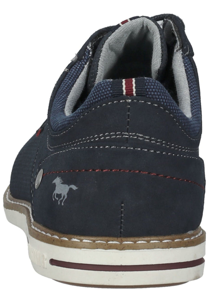 Mustang Halbschuhe Lederimitat Navy