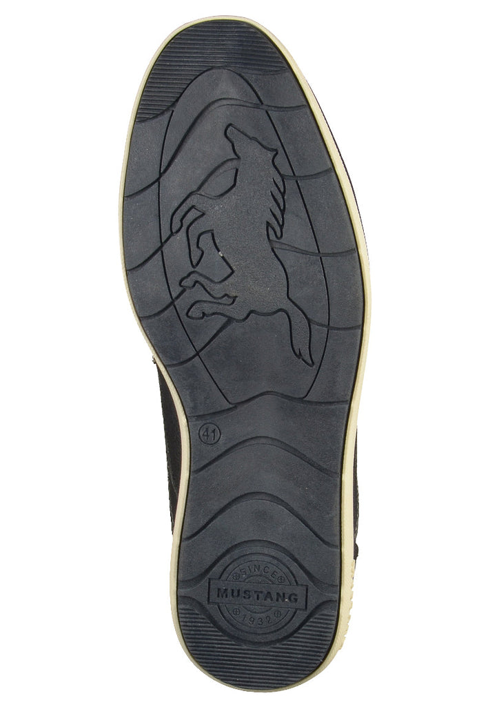Mustang Halbschuhe Lederimitat Navy