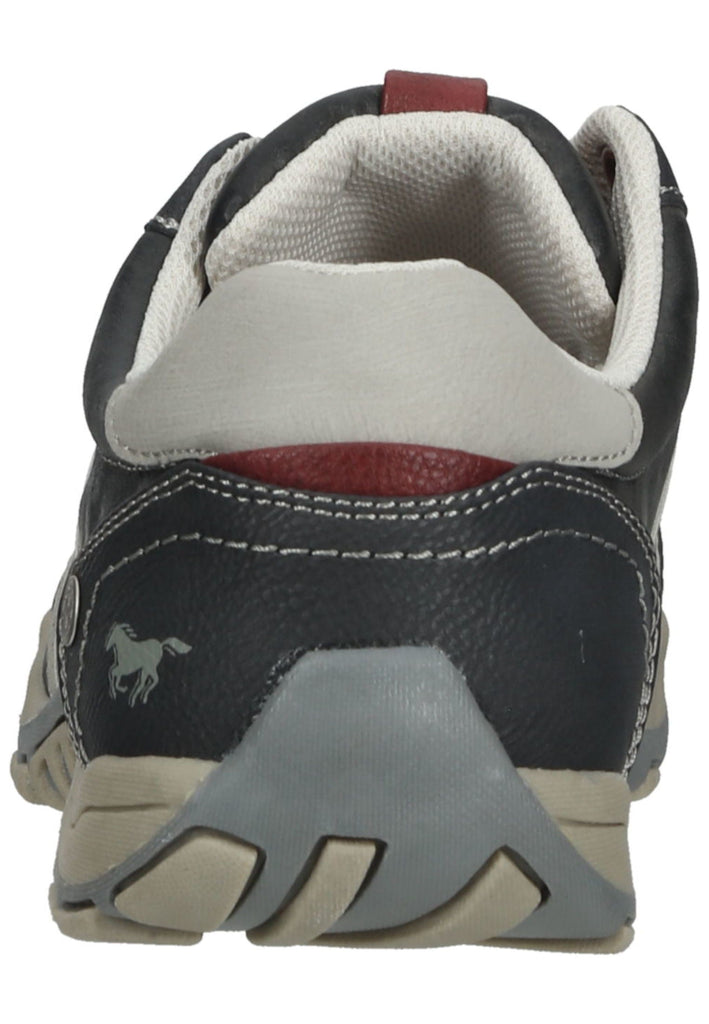 Mustang Halbschuhe Lederimitat Stein