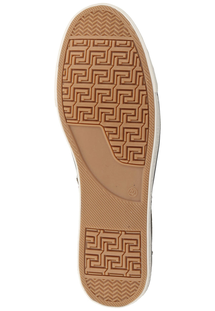 Mustang Halbschuhe Lederimitat/Textil Dunkelgrau