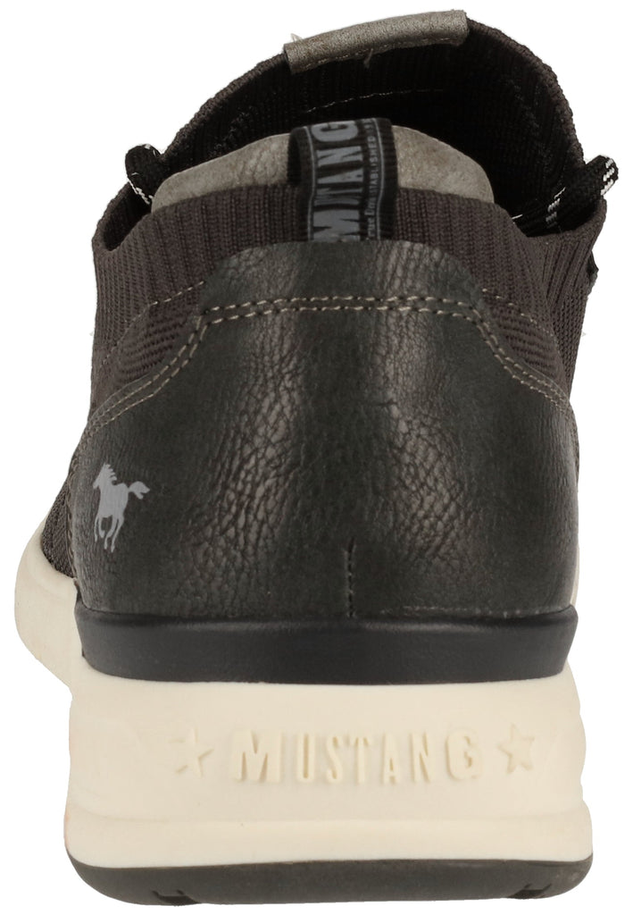 Mustang Halbschuhe Lederimitat/Textil Graphit