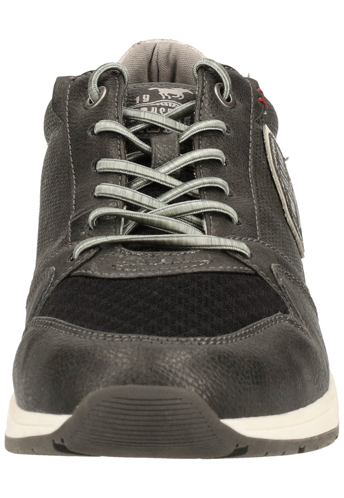 Mustang Halbschuhe Lederimitat/Textil Graphit