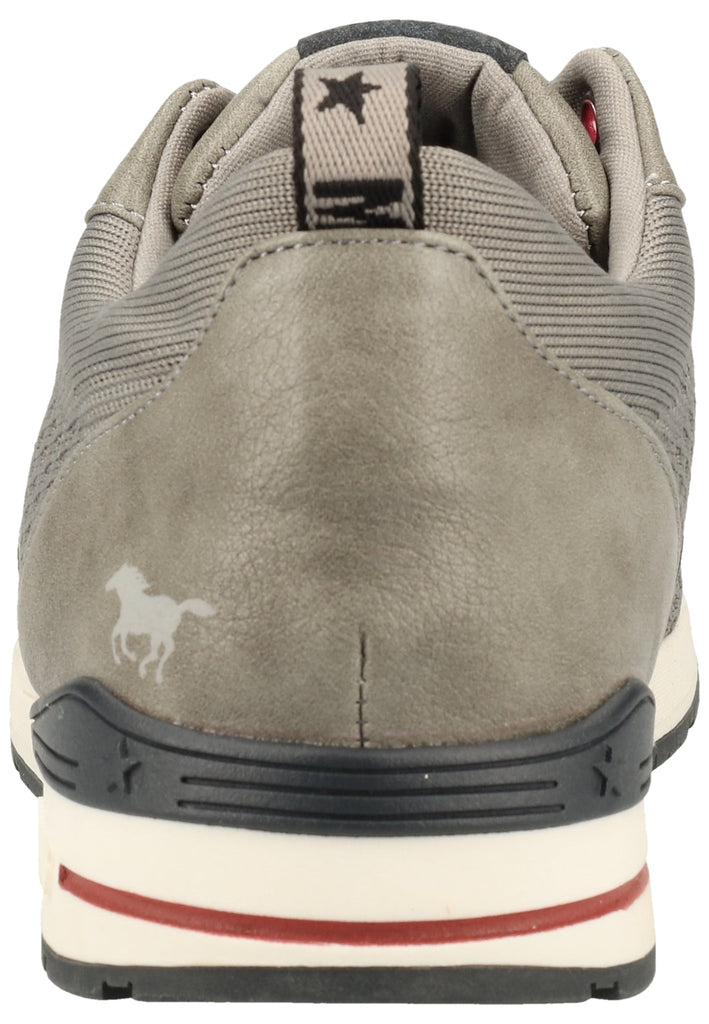 Mustang Halbschuhe Lederimitat/Textil Grau