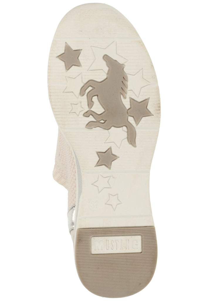 Mustang Halbschuhe Lederimitat/Textil Ice
