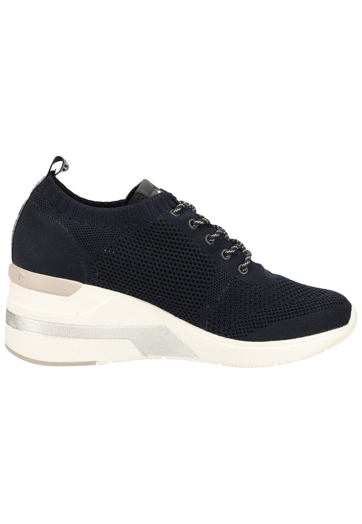 Mustang Halbschuhe Lederimitat/Textil Navy