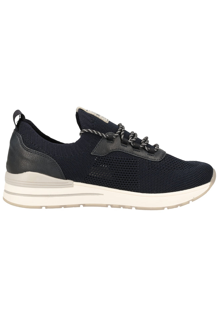 Mustang Halbschuhe Lederimitat/Textil Navy