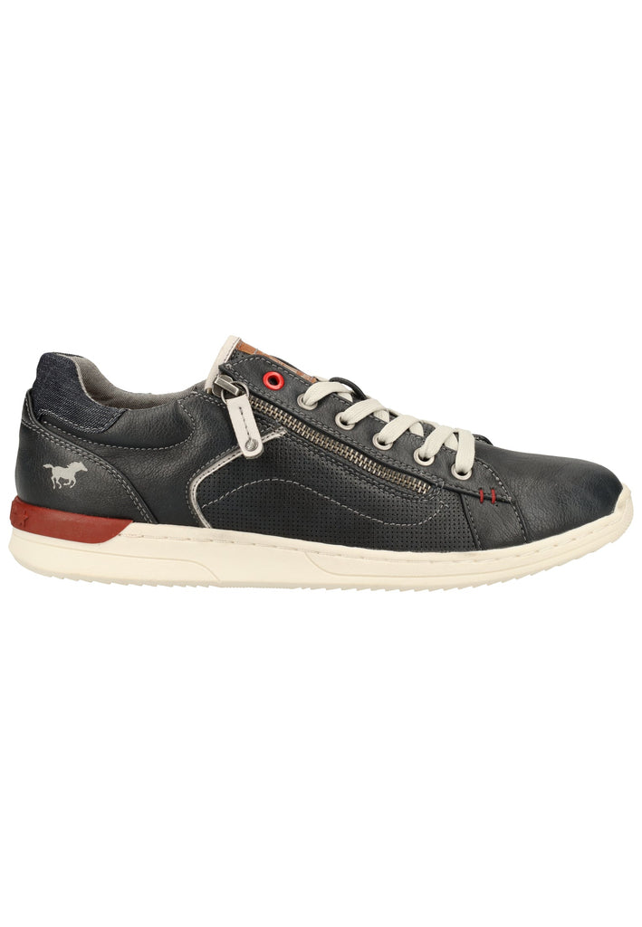 Mustang Halbschuhe Lederimitat/Textil Navy