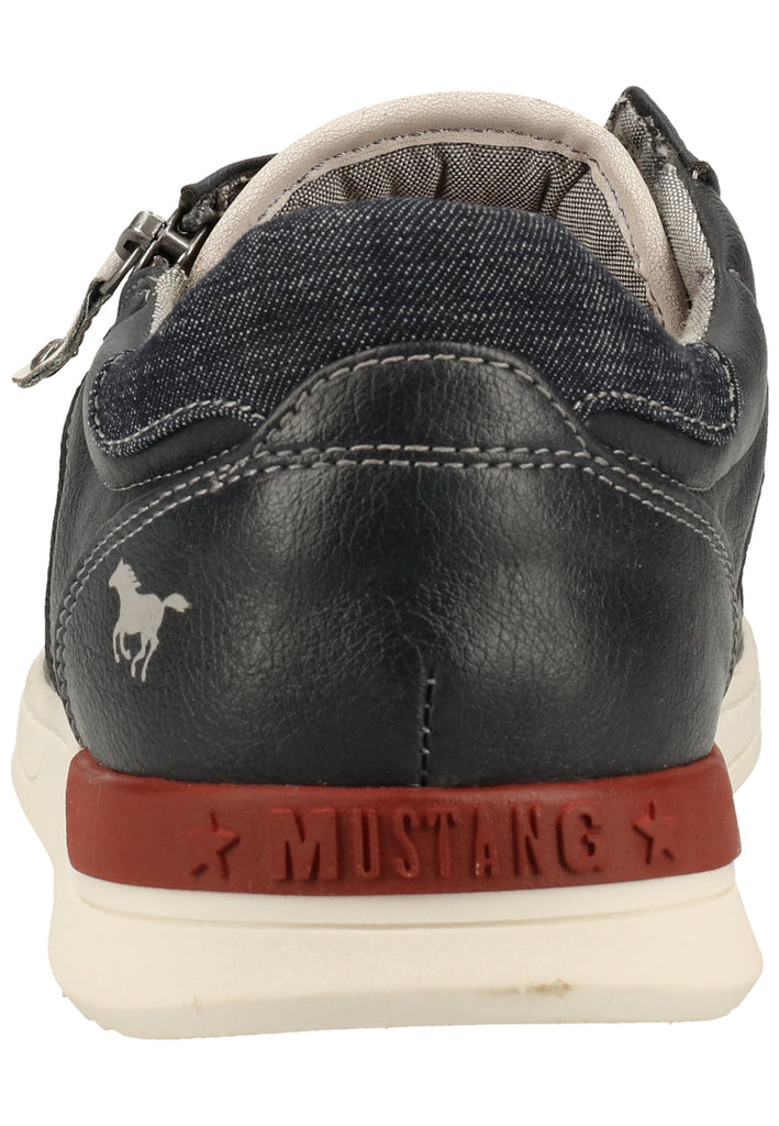 Mustang Halbschuhe Lederimitat/Textil Navy