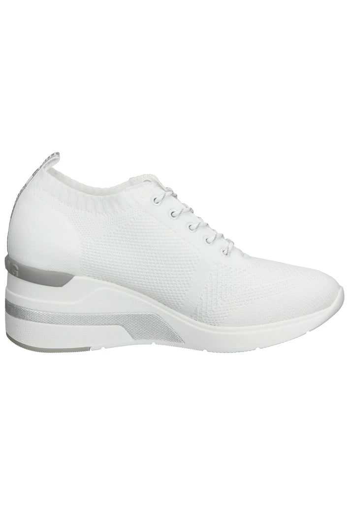 Mustang Halbschuhe Textil Weiß