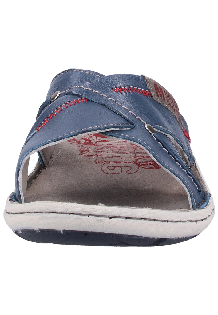 Mustang Pantoletten Leder Dunkelblau