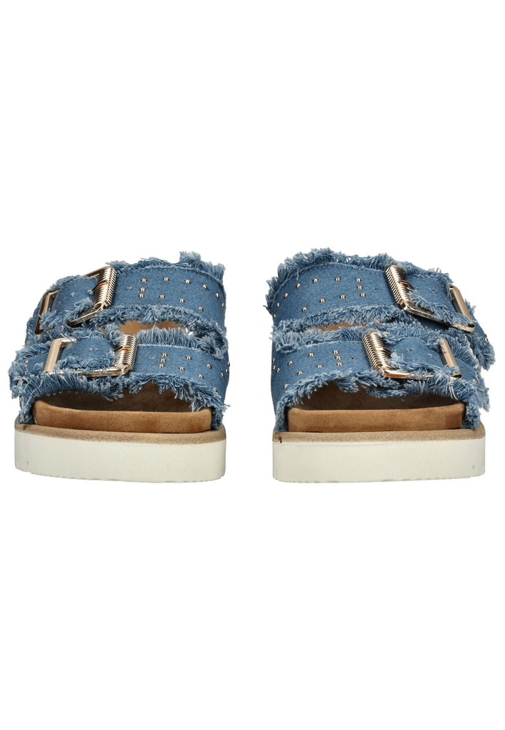 Mustang Pantoletten Lederimitat/Textil Blau