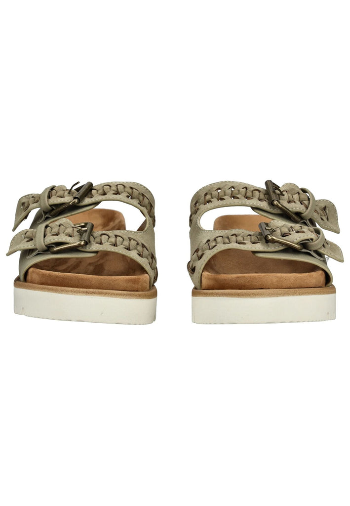 Mustang Pantoletten Lederimitat/Textil Khaki