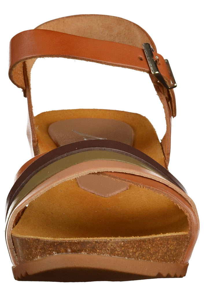 Mustang Sandalen Glattleder Braun