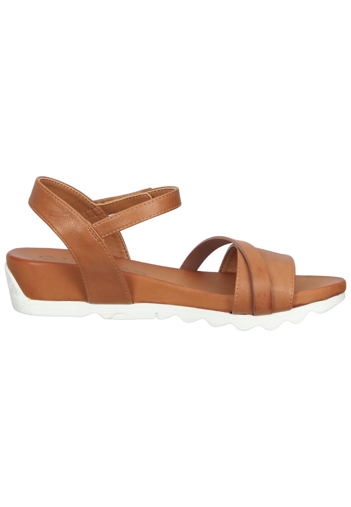 Mustang Sandalen Lederimitat Cognac