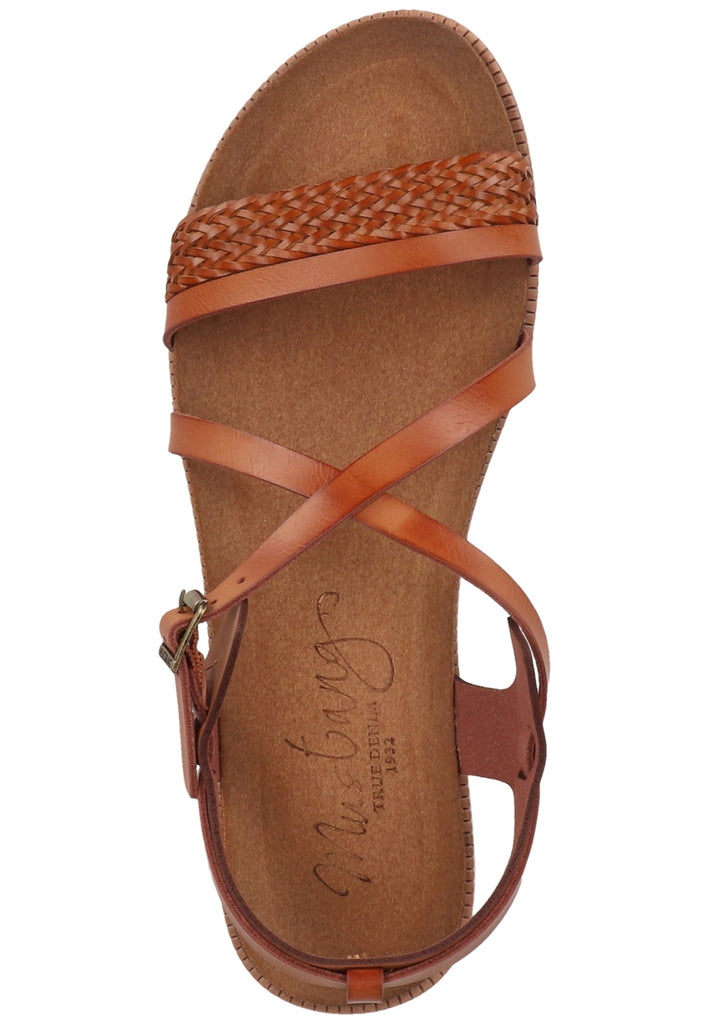 Mustang Sandalen Lederimitat Cognac