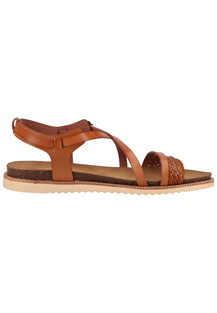 Mustang Sandalen Lederimitat Cognac