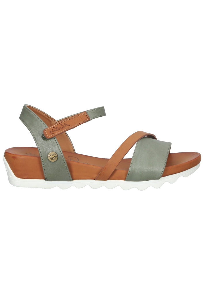 Mustang Sandalen Lederimitat Grün