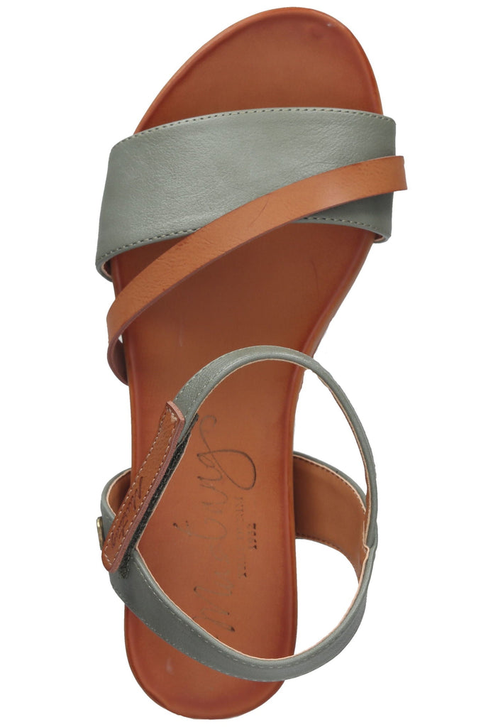 Mustang Sandalen Lederimitat Grün