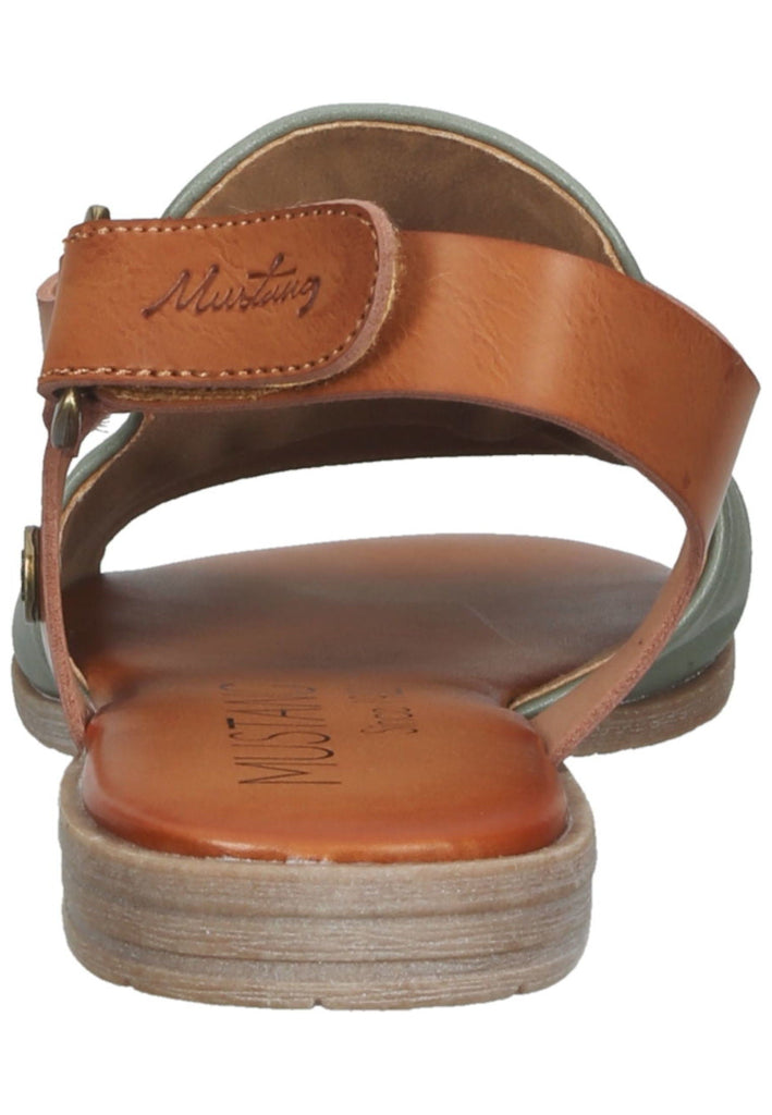 Mustang Sandalen Lederimitat Grün