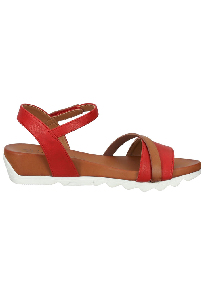 Mustang Sandalen Lederimitat Rot