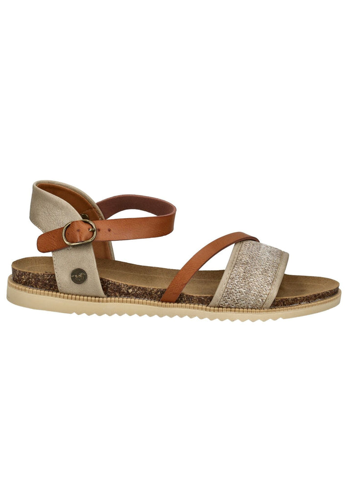 Mustang Sandalen Lederimitat/Textil Beige