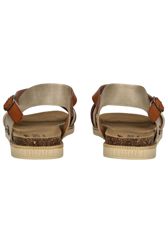 Mustang Sandalen Lederimitat/Textil Beige