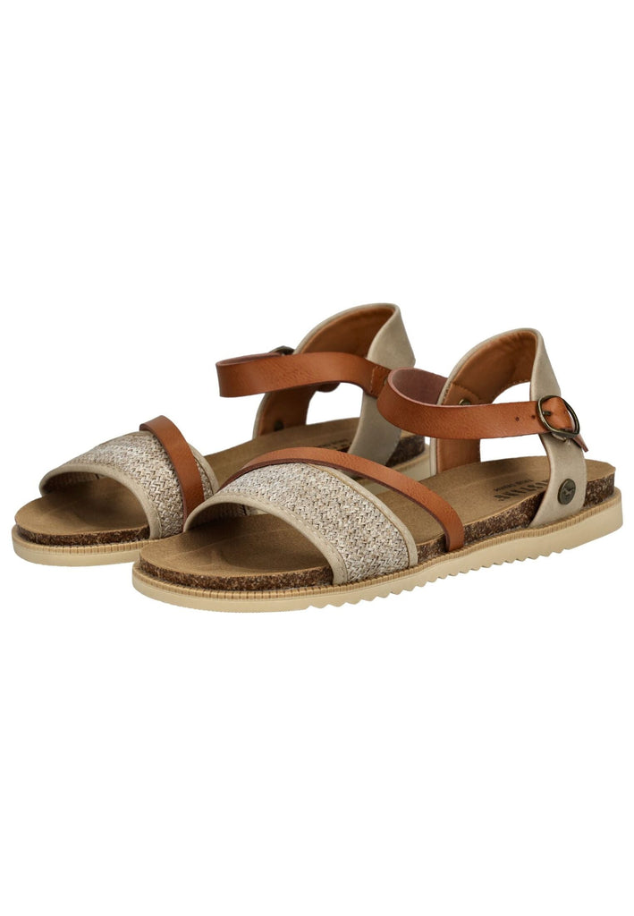 Mustang Sandalen Lederimitat/Textil Beige