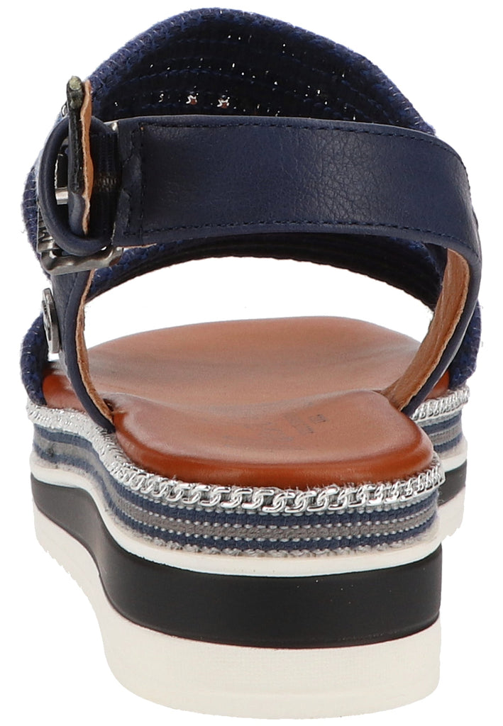 Mustang Sandalen Lederimitat/Textil Blau