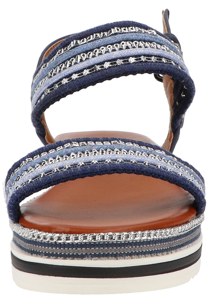 Mustang Sandalen Lederimitat/Textil Blau