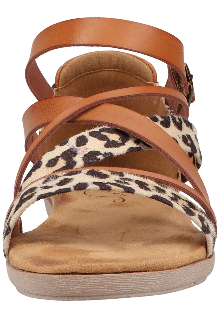 Mustang Sandalen Lederimitat/Textil Cognac