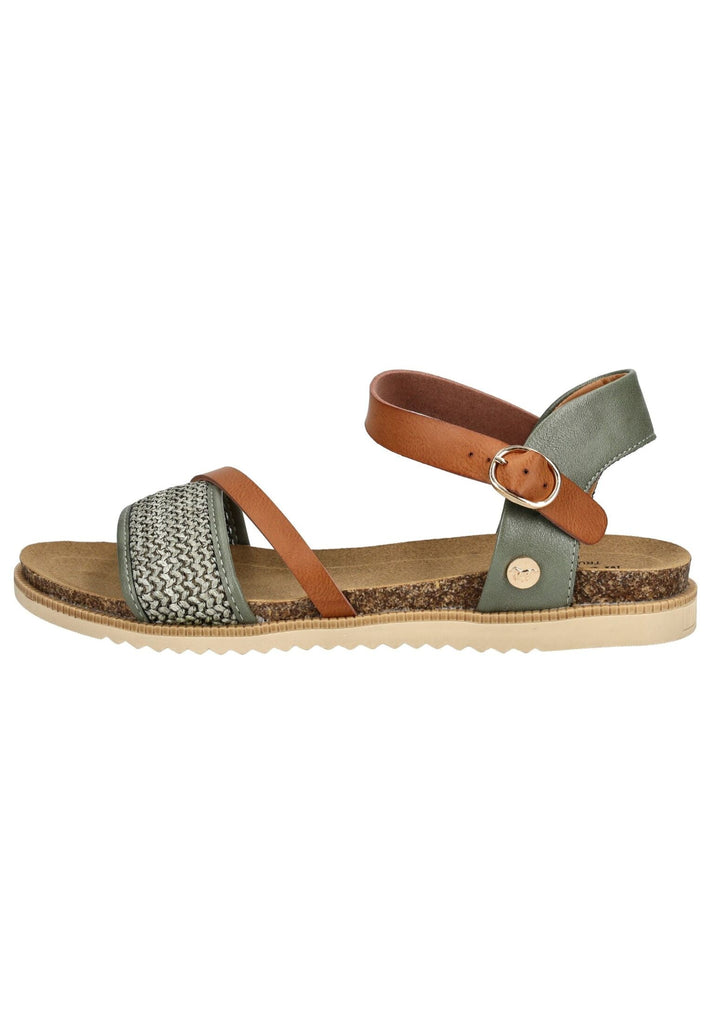 Mustang Sandalen Lederimitat/Textil Grün
