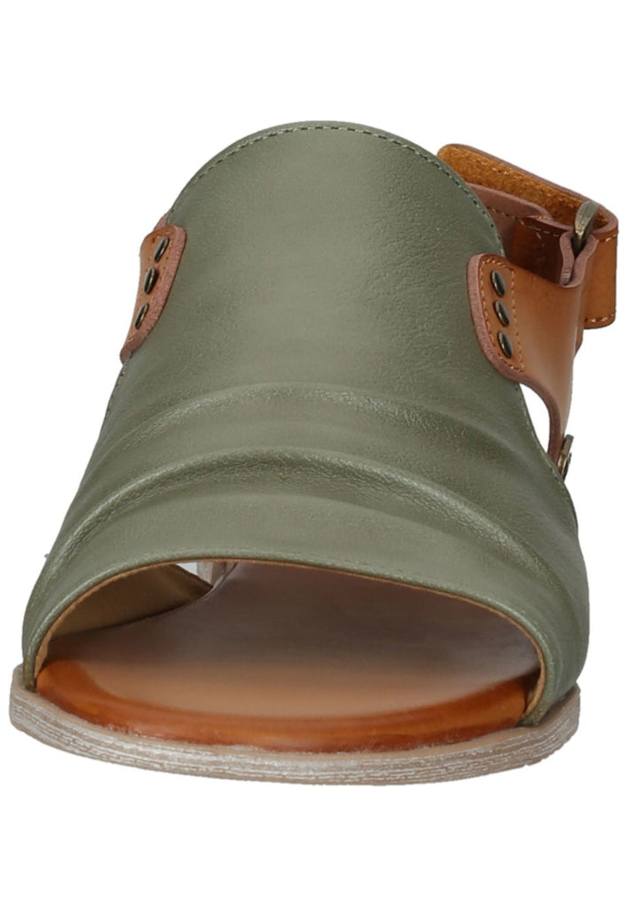 Mustang Sandalen Lederimitat/Textil Grün/Braun